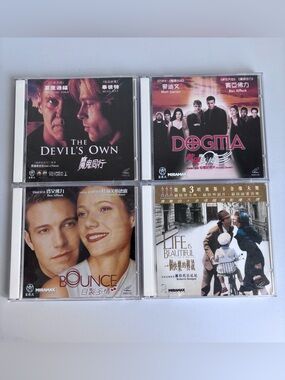 Lot of 4 VCD (Video CD) Movie Bundle Collection